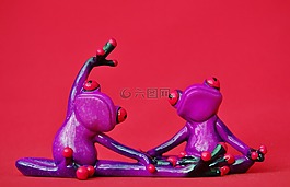 青蛙,數(shù)字,瑜伽
