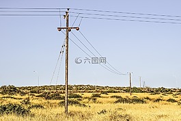 极点,电话,线