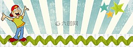 兒童,web,旗幟
