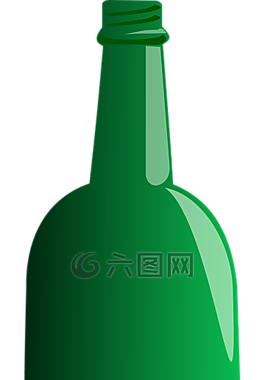 瓶,粗短,玻璃