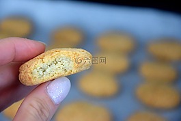 茶,曲奇餅,食物