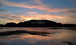 挪威,峽灣,abendstimmung