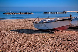 海灘,水,海