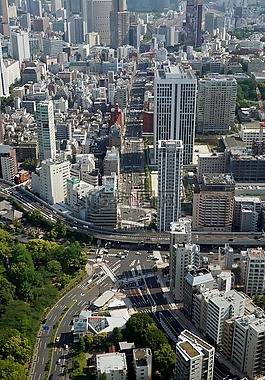 城市,東京,摩天大樓