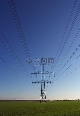 strommast,電源線,電力