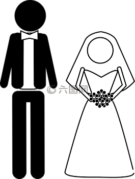 結(jié)婚,新娘,馬夫