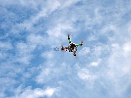 无人驾驶飞机,quadrocopter,螺旋桨