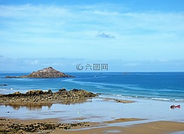 海,布列塔尼,島