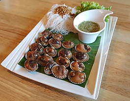 扇貝,海鮮,食品