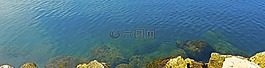 海,巖,海岸線