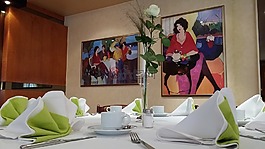 餐厅,表,涵盖