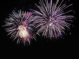 煙花爆竹,夜,家庭慶祝活動