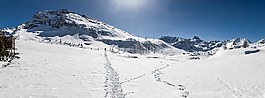 山,雪,瑞士