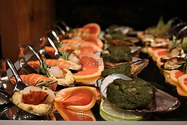 自助餐,魚,蝦