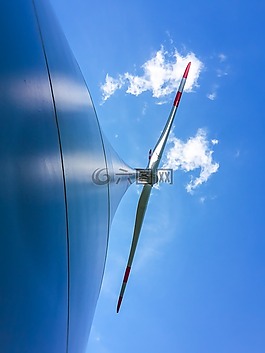 風(fēng)車,天空,云