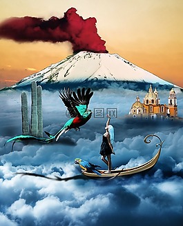 天空,人,人體內(nèi)的水
