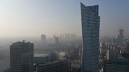 該中心的,城市,城市中心