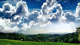 天空,云,藍(lán)色