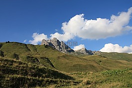 奧地利,山,高山