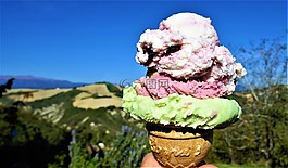 冰淇淋,甜點(diǎn),冰