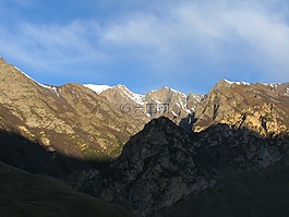 山,早上,天空
