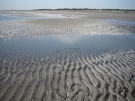 夏日海灘,sandrippel,海嶺