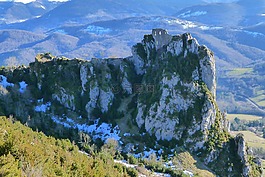 城堡,废墟,卡特里