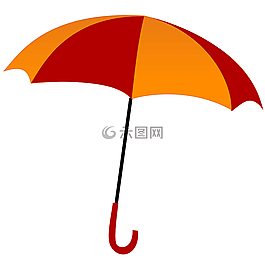 傘,封面,雨