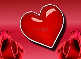 心臟,紅色,背景