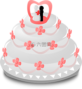 婚禮蛋糕,婚禮,奶油