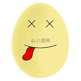 雞蛋,蛋黃色,笑臉