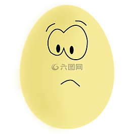 雞蛋,蛋黃色,笑臉