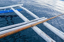 船,海滩,菲律宾