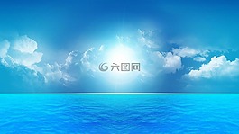 海,天空,太陽(yáng)
