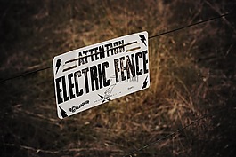 跡象,籬笆,電