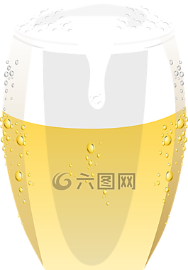 啤酒,喝,冷