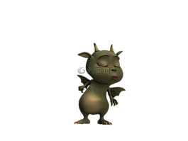 數字,幻想圖,龍
