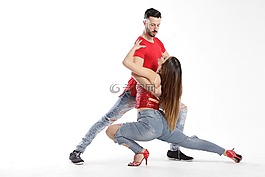 舞伴,跳舞,舞者