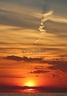 羅維尼,日落,克羅地亞