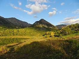 山,湖,森林