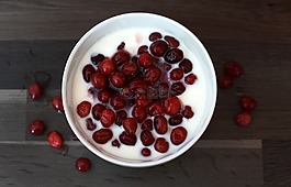 蔓越莓,小紅莓,酸奶