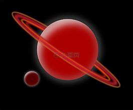 土星,行星,空間