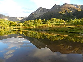 山,湖,森林