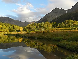 山,湖,森林
