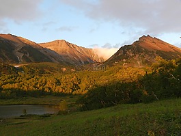 山,湖,森林