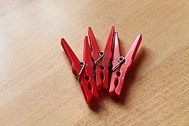 衣夾,紅色,鉗