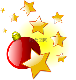 圣誕球,紅色,圣誕節