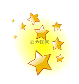 星星,有光澤,金