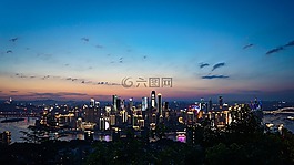 天際線,城市,市容
