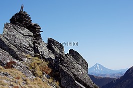 山,岩,石头